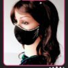 Party wear black face mask online in Pakistan made with high-quality cloth and materials can filter small particles from the air.