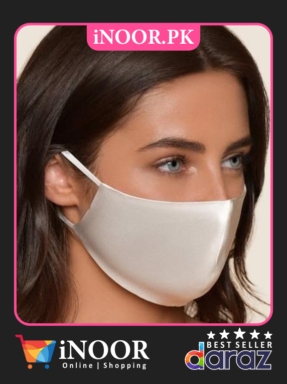 Reusable white face mask trends 2024 made with high-quality cloth and materials can filter small particles from the air. This Reusable white face mask trends 2024 