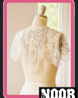 Glamorous Beige Color Cape