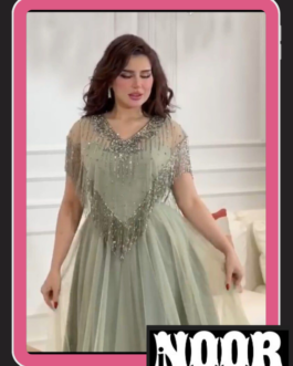 Customized Tulle Cape Dress Buy Online in Pakistan