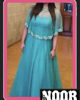 Glamorous Sheer Partywear Ready to Wear Dress