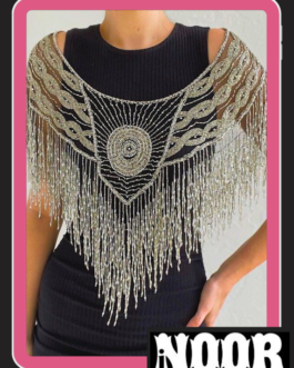 Ready to Wear Embroidered Black Cape Online Pakistan
