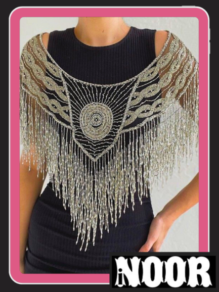 Ready to Wear Embroidered Black Cape Online Pakistan