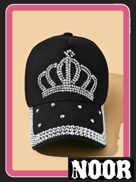 Stylish Girls Cap Black