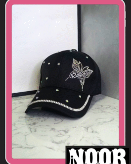 Stylish Girls Cap Black