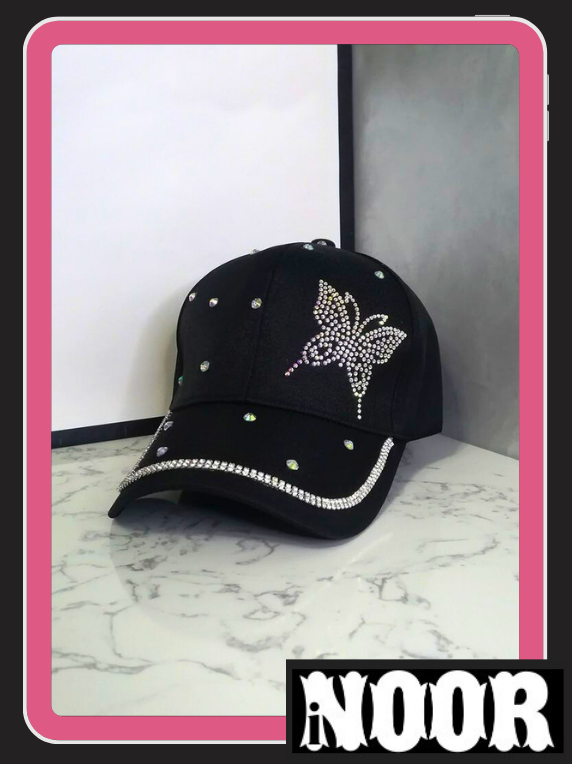 Stylish Girls Cap Black