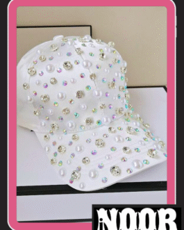 Stylish Girls Cap White
