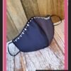 Rhinestone Decked Black Face Mask