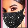 Eye-Catching Black Silk Face Mask for Sale Online Pakistan