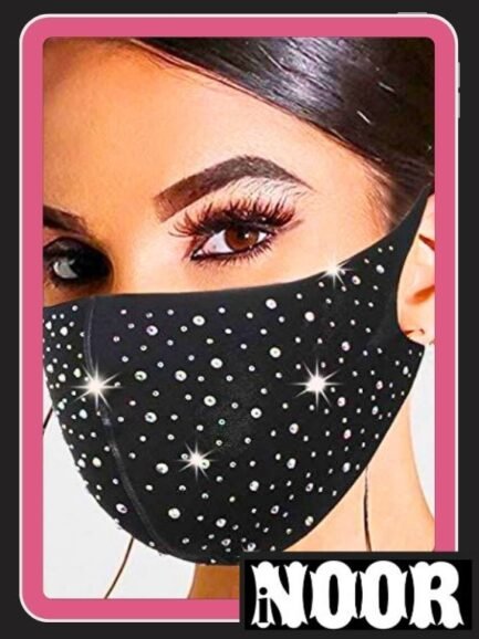 Eye-Catching Black Silk Face Mask for Sale Online Pakistan